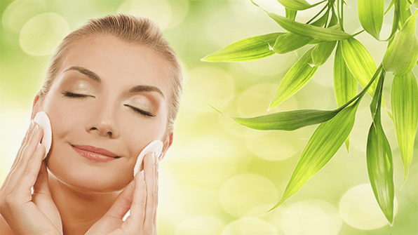facial skin rejuvenation with lotion