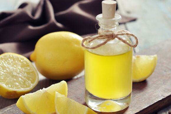 lemon oil to rejuvenate the skin